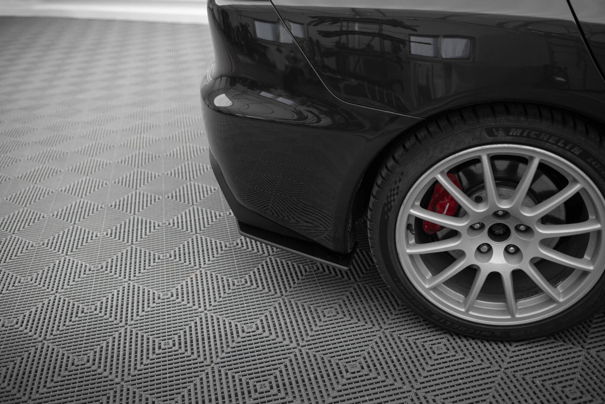 Street Pro Rear Side Splitters  Mitsubishi Lancer EVO X