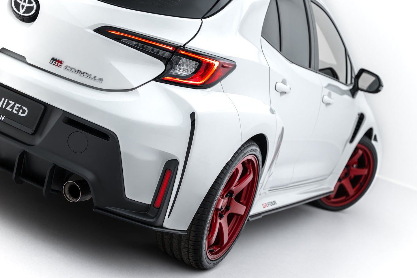 Street Pro Rear Side Splitters Toyota GR Corolla Mk12
