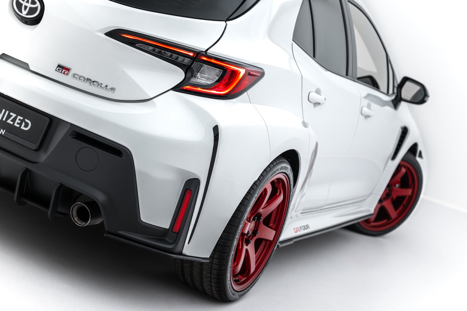 Street Pro Rear Side Splitters Toyota GR Corolla Mk12
