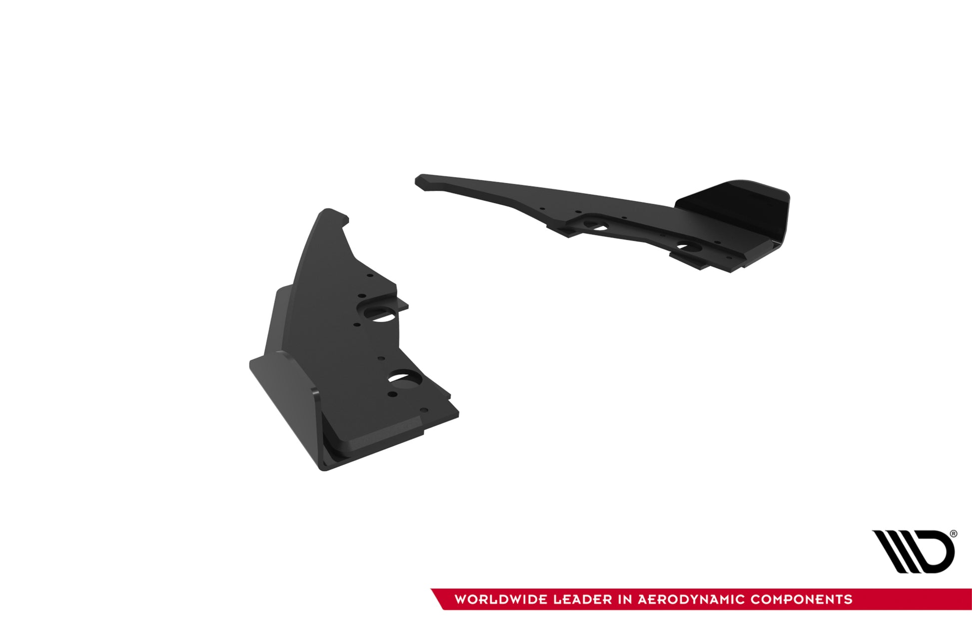 Street Pro Rear Side Splitters V.2 + Flaps BMW M135i F70