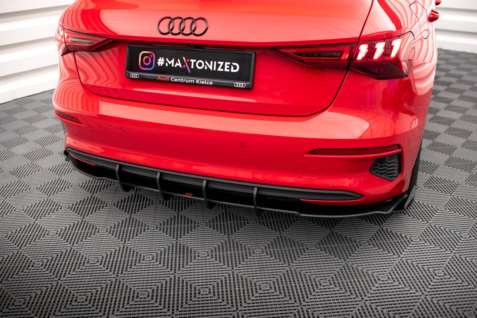 Street Pro Rear Valance + Flaps Audi A3 Sportback 8Y