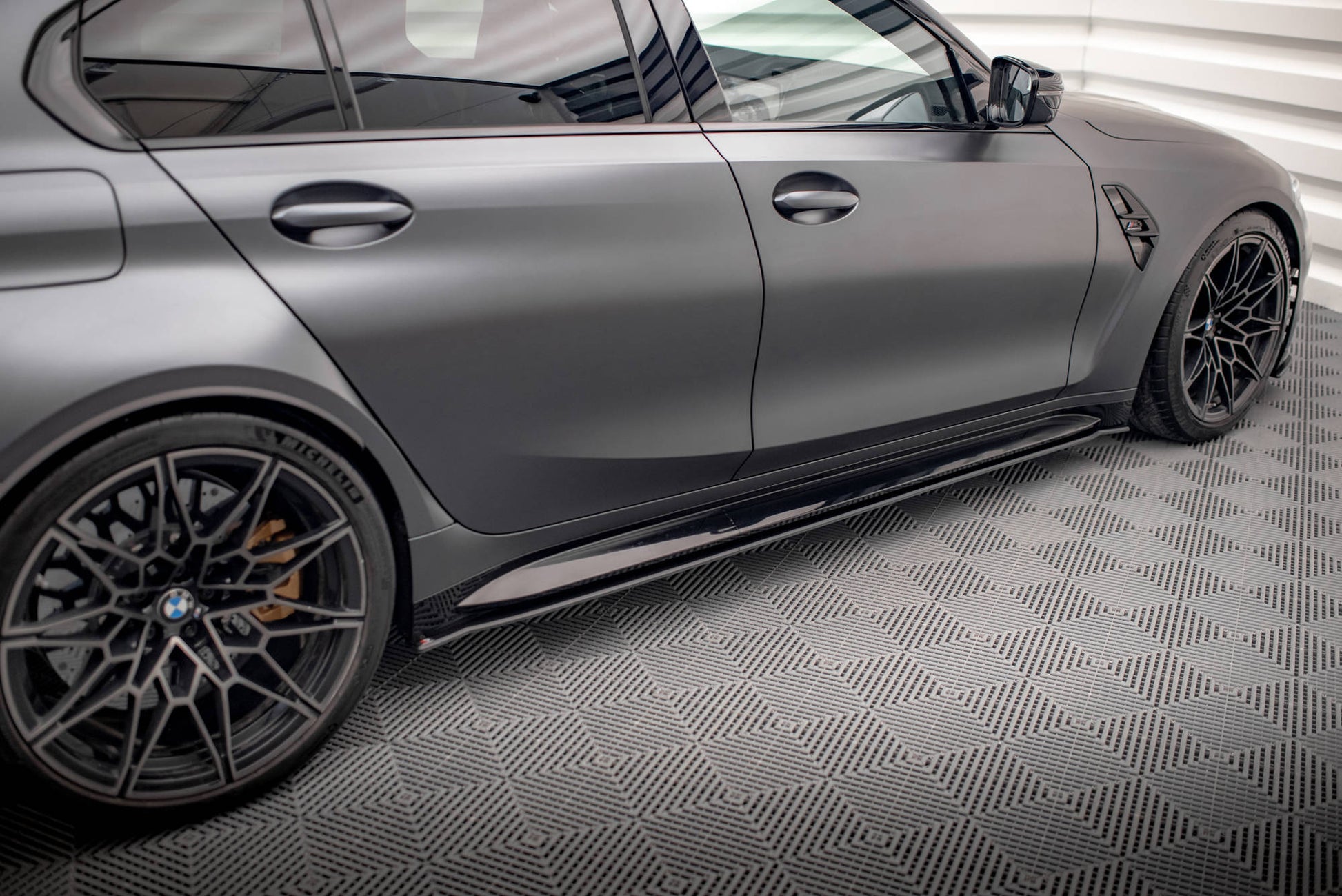 Street Pro Side Skirts Diffusers BMW M3 Sedan / Touring G80 / G81