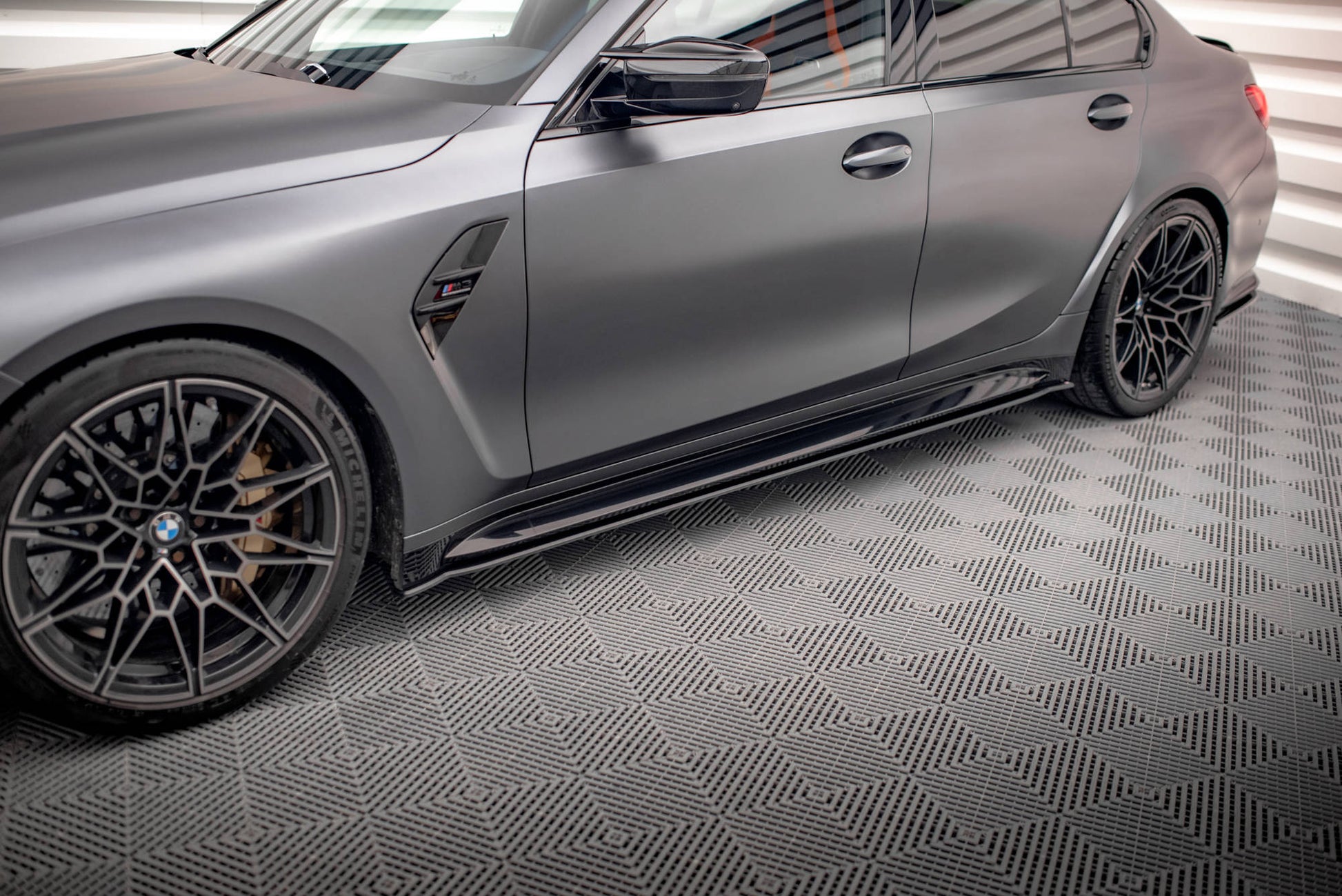 Street Pro Side Skirts Diffusers BMW M3 Sedan / Touring G80 / G81