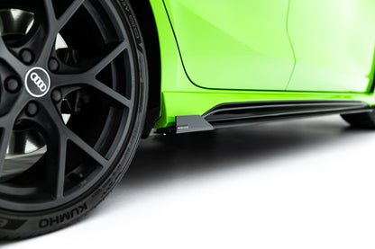 Street Pro Side Skirts Diffusers + Flaps Audi RS3 Sportback 8Y Facelift
