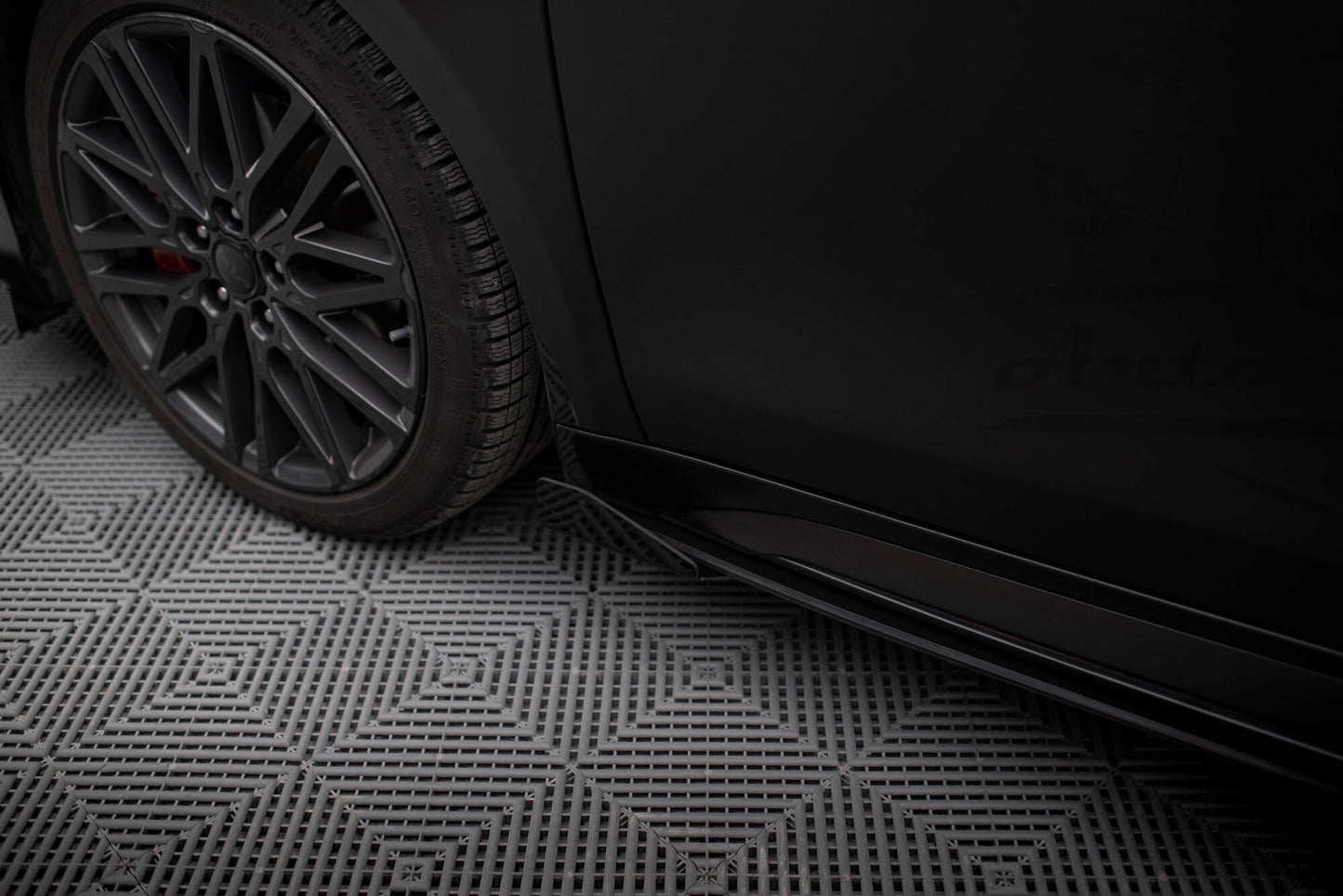 Street Pro Side Skirts Diffusers + Flaps Kia Proceed GT / GT-Line Mk1 Facelift / Ceed GT Mk3 Facelift