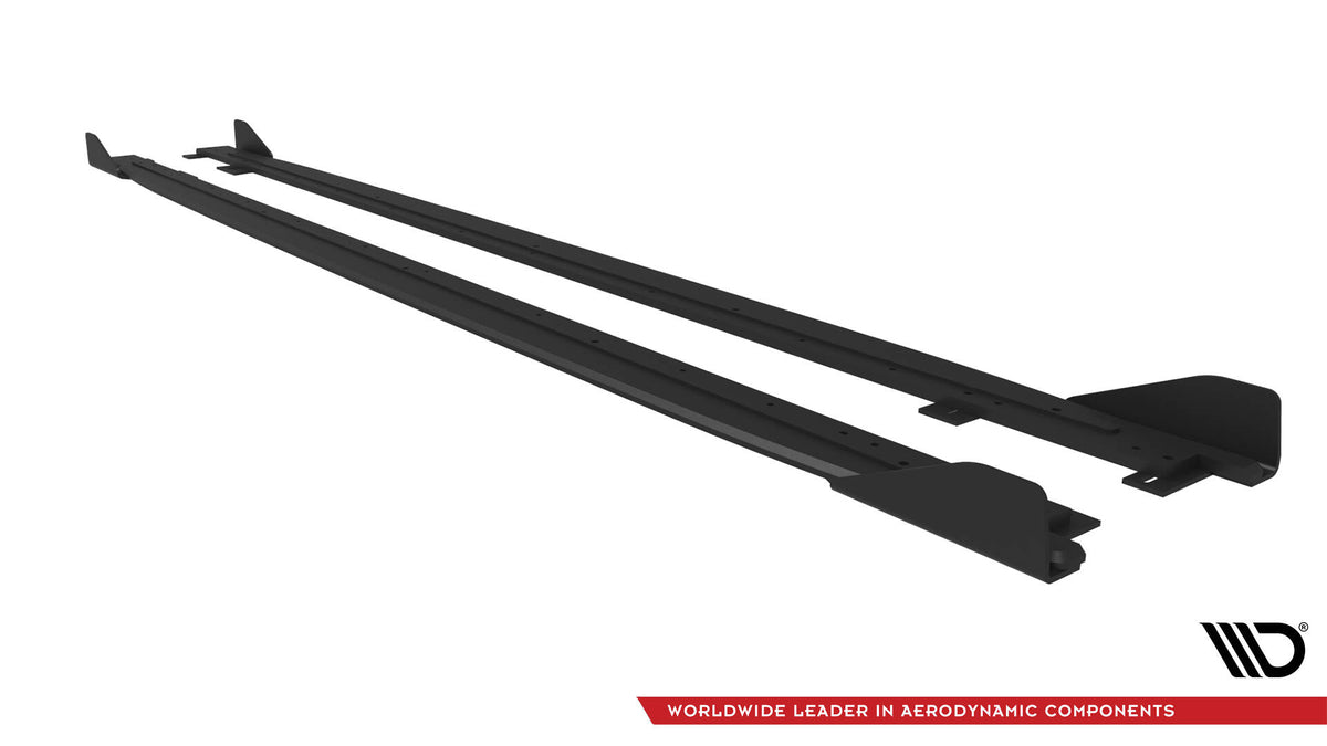 Street Pro Side Skirts Diffusers + Flaps Kia Proceed GT / GT-Line Mk1 Facelift / Ceed GT Mk3 Facelift
