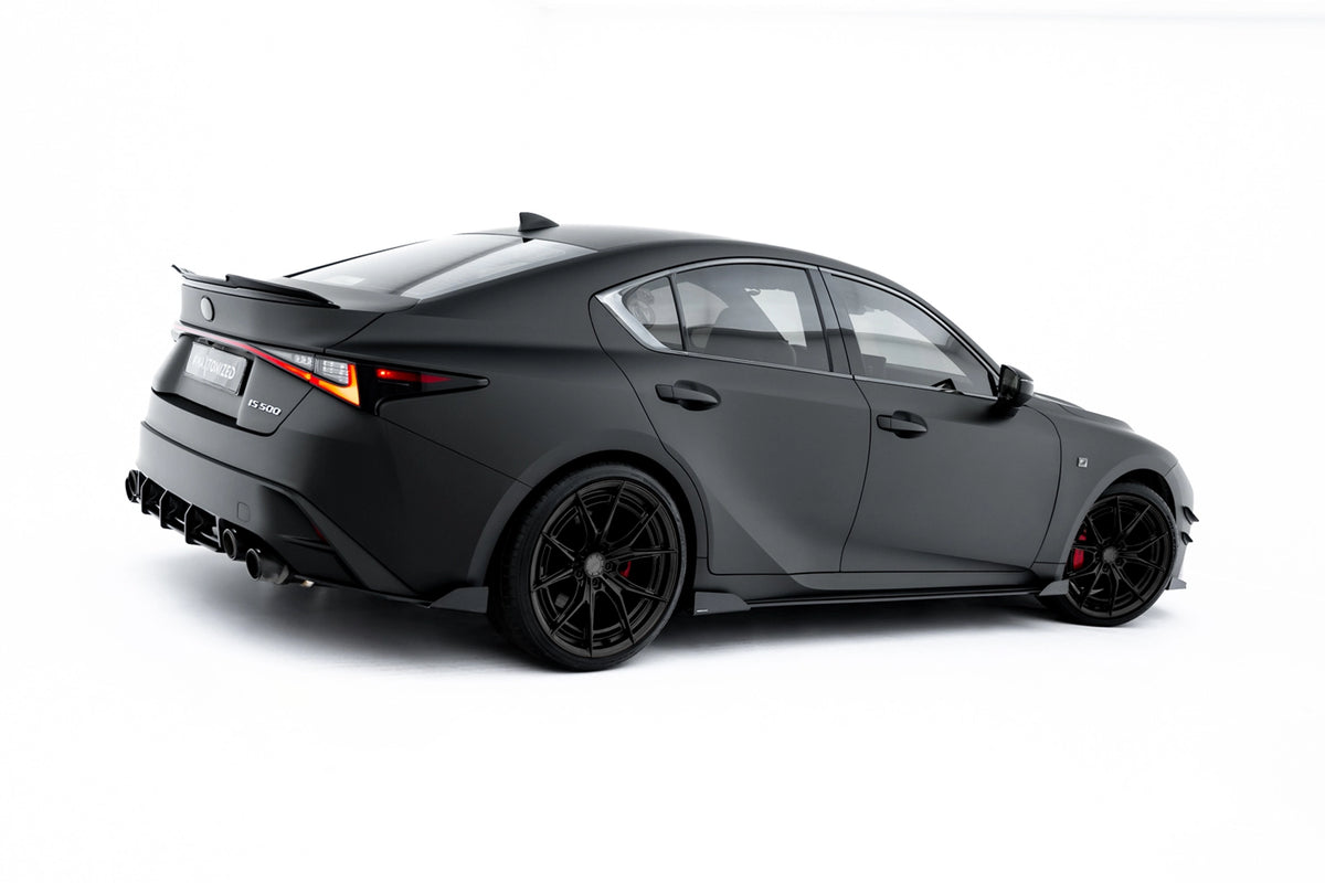 Street Pro Side Skirts Diffusers + Flaps Lexus IS 500 Mk3 Facelift 2 (XE30)