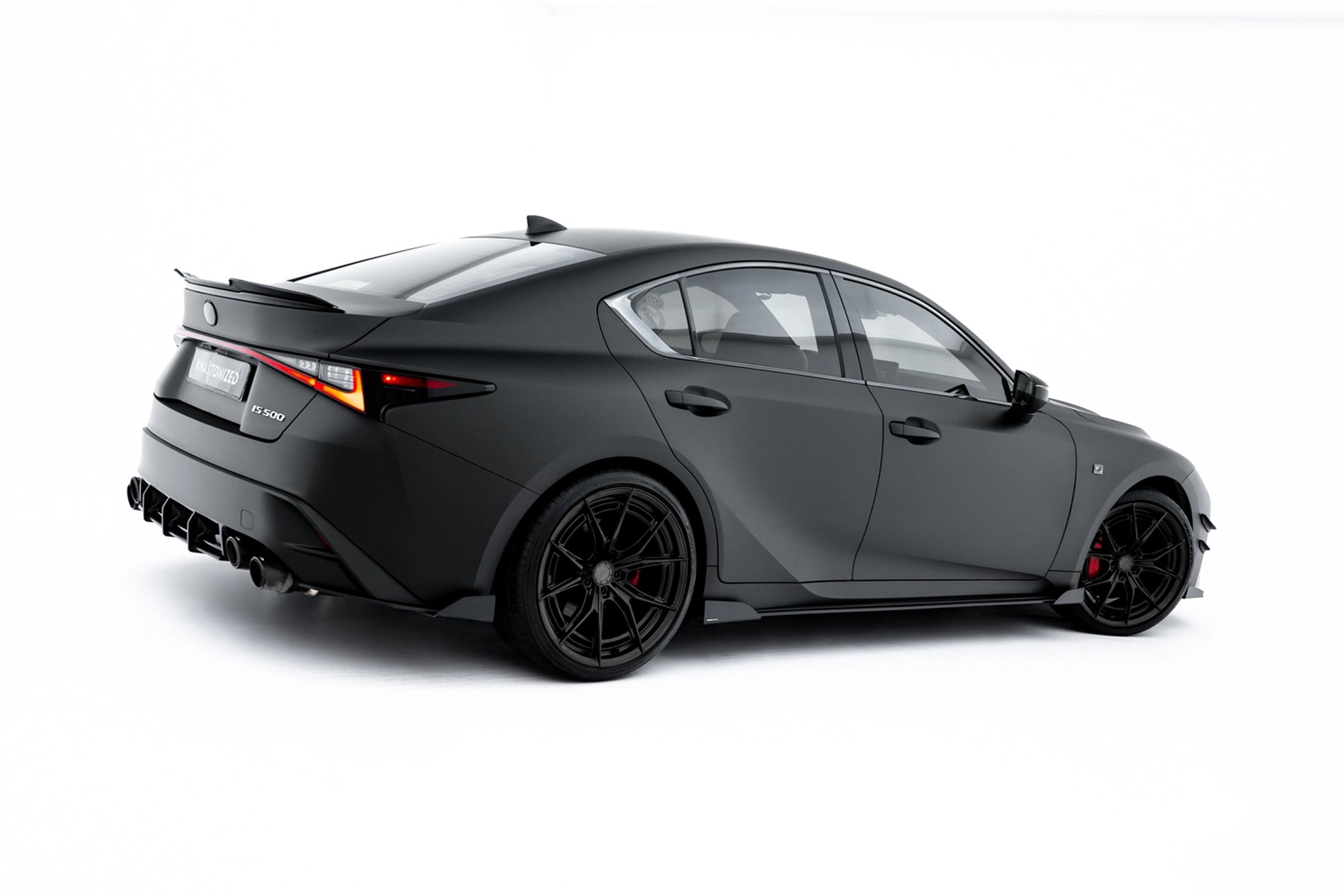 Street Pro Side Skirts Diffusers + Flaps Lexus IS 500 Mk3 Facelift 2 (XE30)