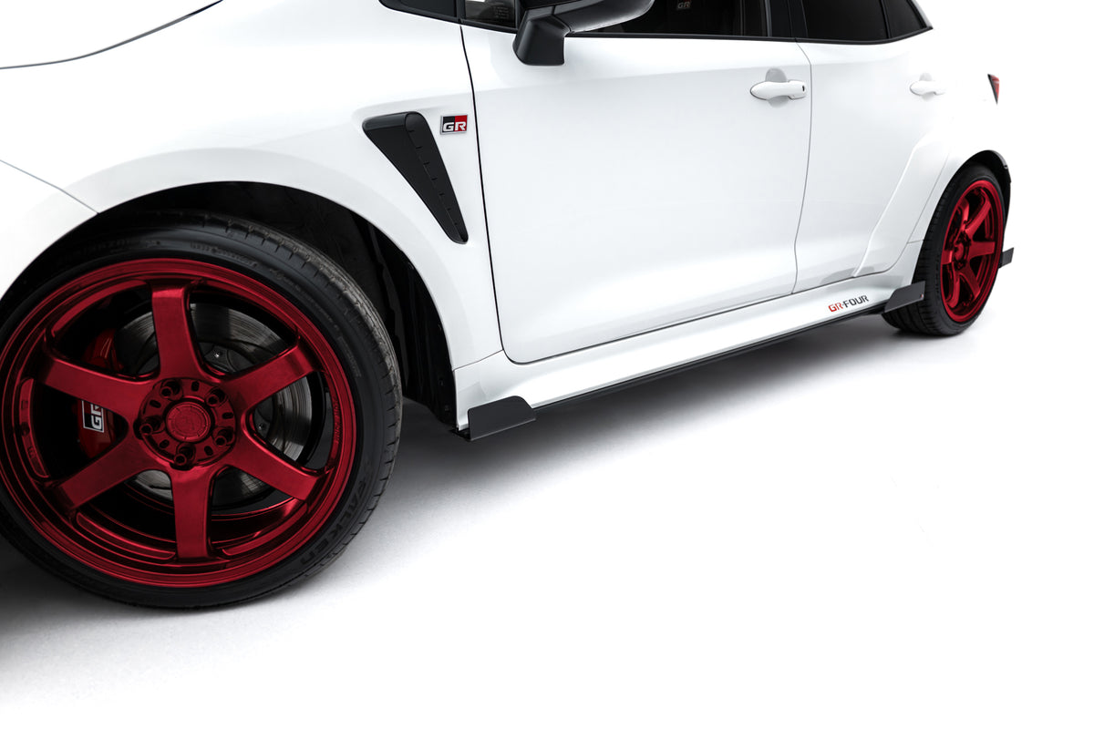 Street Pro Side Skirts Diffusers + Flaps Toyota GR Corolla Mk12