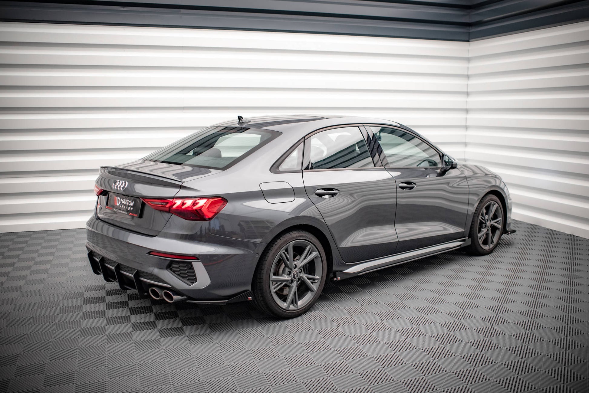 Street Pro Side Skirts Diffusers + Flaps V.1 Audi S3 / A3 S-Line 8Y / 8Y Facelift