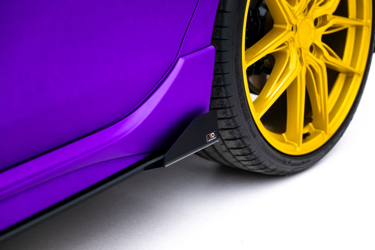Street Pro Side Skirts Diffusers + Flaps Volkswagen Golf R Hatchback Mk8 / Mk8 Facelift