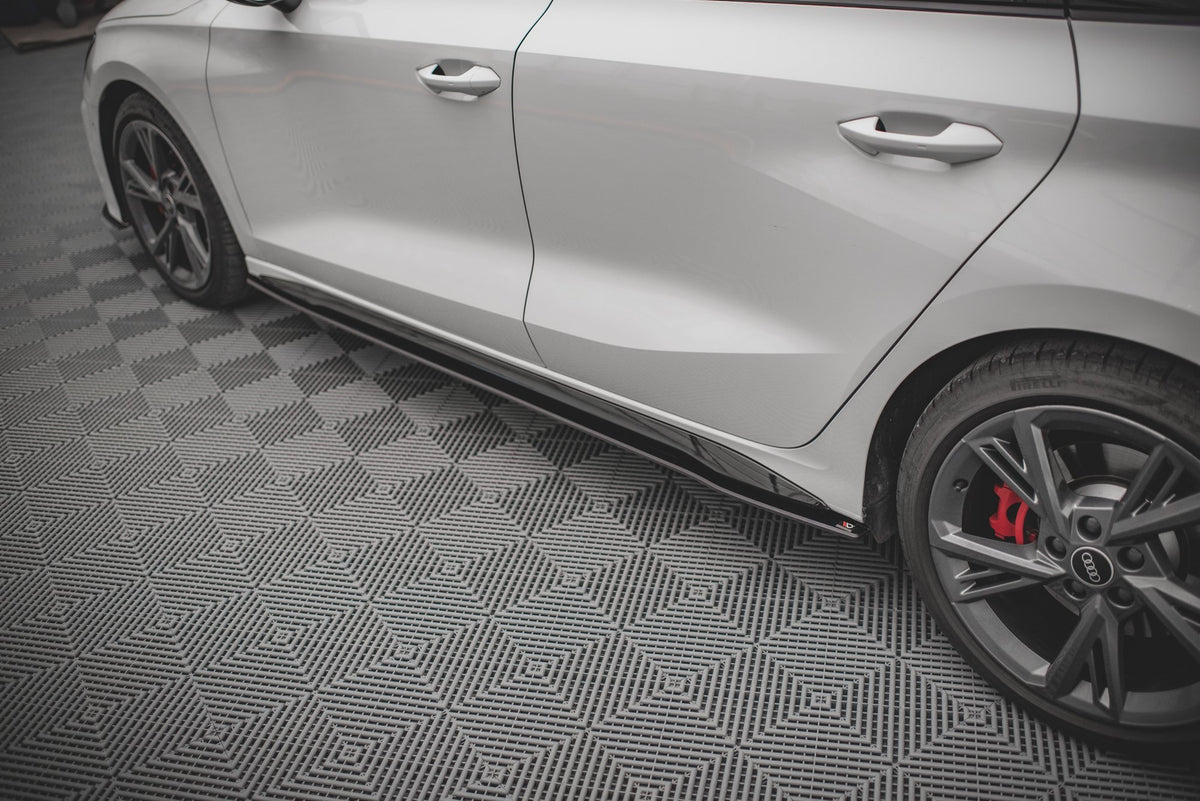 Street Pro Side Skirts Diffusers V.1 Audi S3 / A3 S-Line 8Y / 8Y Facelift