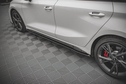 Street Pro Side Skirts Diffusers V.1 Audi S3 / A3 S-Line 8Y / 8Y Facelift