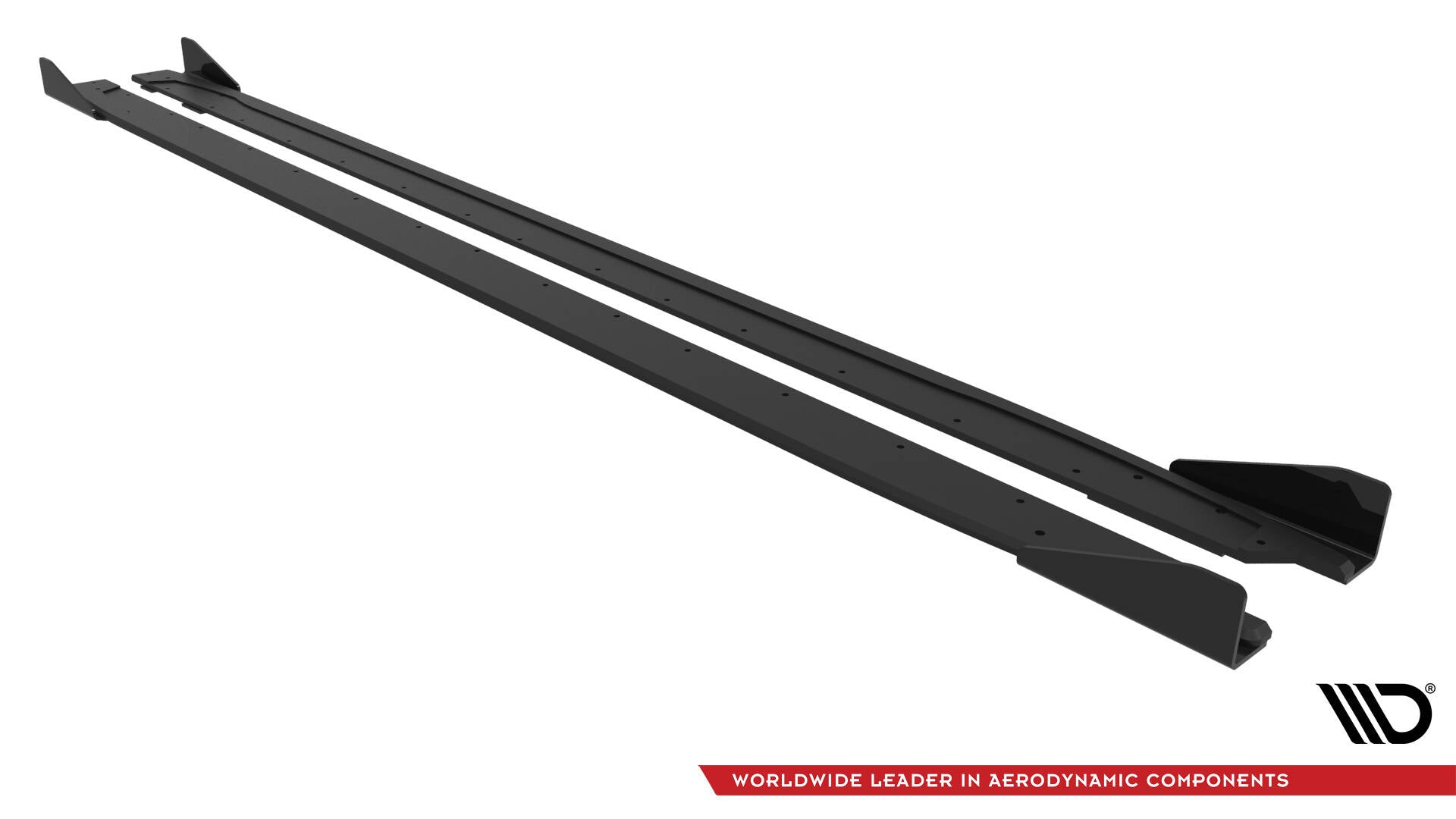Street Pro Side Skirts Diffusers V.2 + Flaps Audi S3 Sportback / A3 S-line Sportback 8Y / 8Y Facelift
