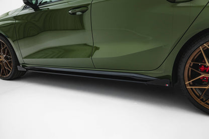 Street Pro Side Skirts Diffusers V.2 + Flaps Audi S3 Sportback / A3 S-line Sportback 8Y / 8Y Facelift